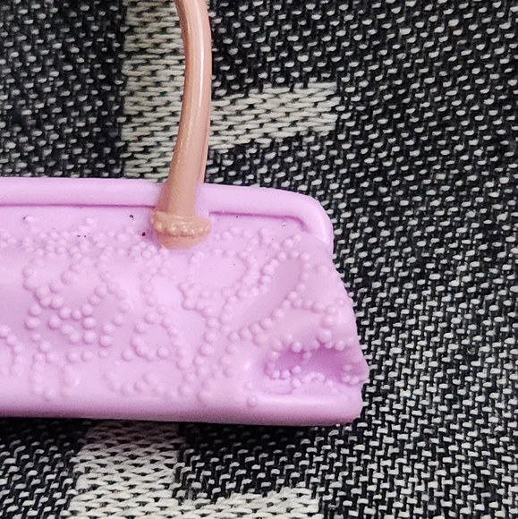 2006 Mattel My Scene Year of Style Chelsea Pink & Orange Butterfly Purse Bag - Picture 8 of 11